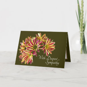 Daisys Oliv grönt bakgrundssympati Kort