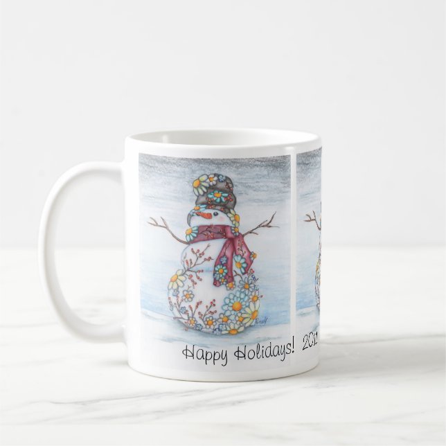 Daisysnögubbemugg 2011 kaffemugg (Vänster)