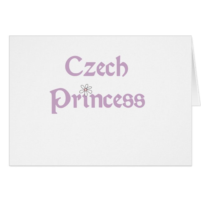 DaisytjeckPrincess Hälsningskort (Framsidan Horizontal)