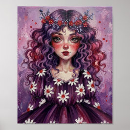 DaisyWitchPorträtt Poster