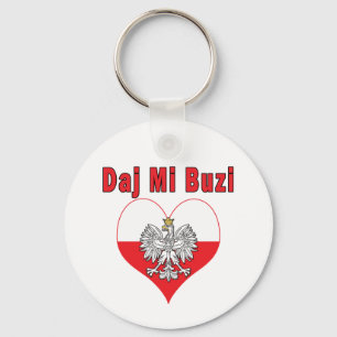 Daj Mi Buzi Eagle Heart Nyckelring