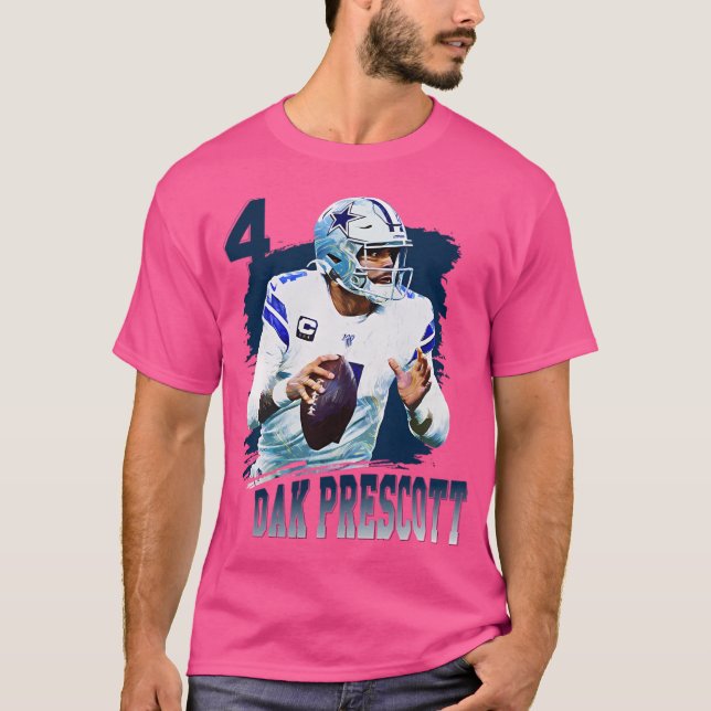 Dak Prescott 4 T Shirt (Framsida)