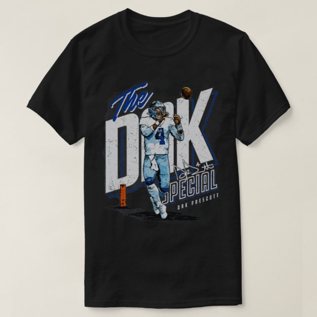 Dak Prescott Dallas Dak Speciell TShirt 2 T Shirt (Design framsida)
