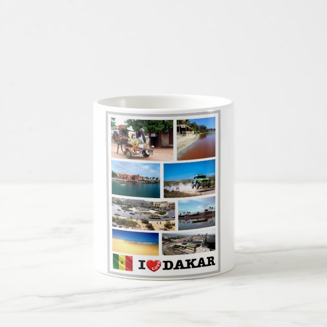 Dakar I Kärlek - Senegal - Kaffemugg (Center)