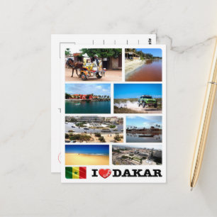 Dakar I Kärlek - Senegal - Vykort