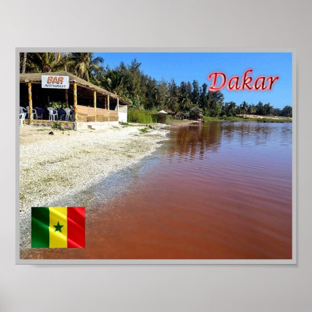 Dakar - Senegal - Panorama - Poster (Framsidan)