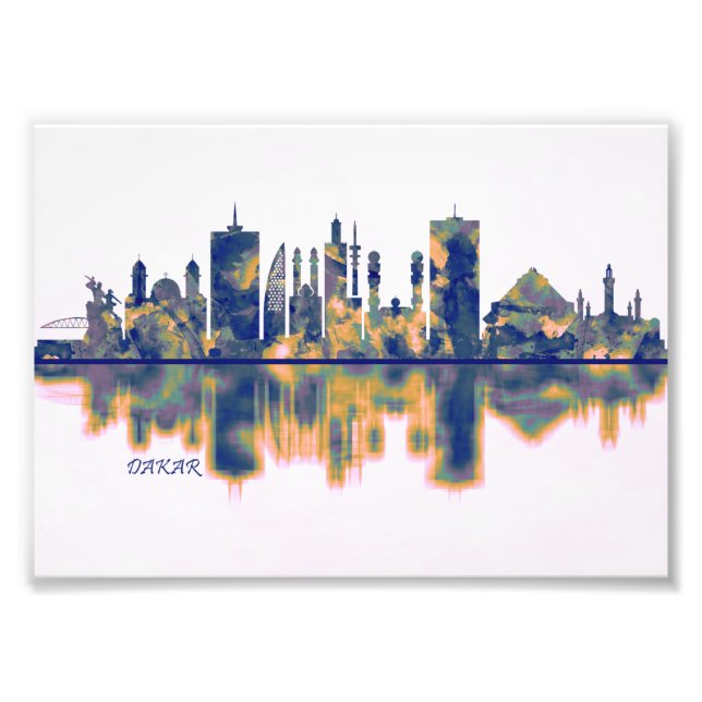 Dakar Skyline Fototryck (Framsidan)