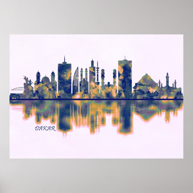 Dakar Skyline Poster (Framsidan)
