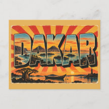 Dakar vulkaniska halvö Atlanthavet Vintage Resa