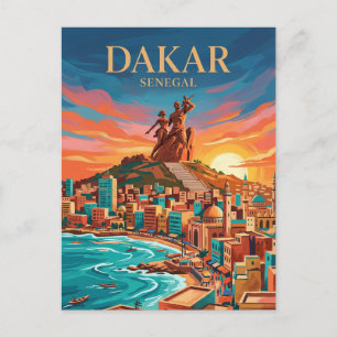 Dakarhalvön Senegal Vykort