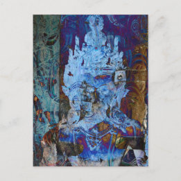 Dakini Emanation Blue Dreamer Vykort