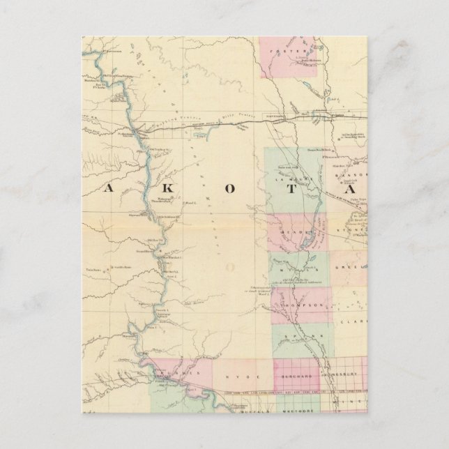 Dakota 2 vykort (Framsida)