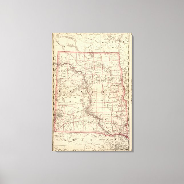 Dakota 3 canvastryck (Framsida)