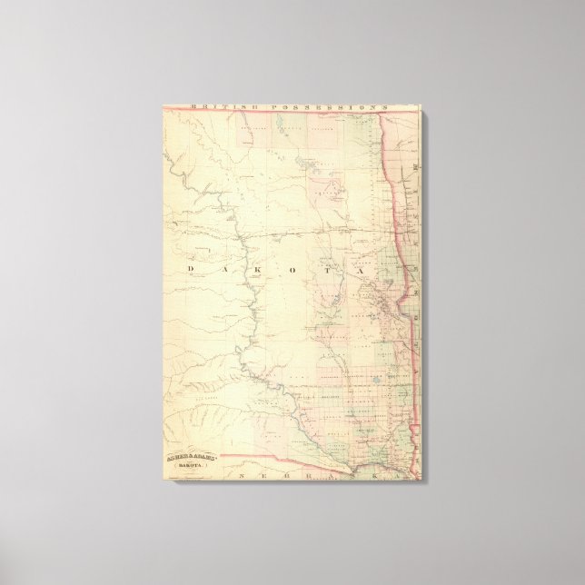 Dakota 4 canvastryck (Framsida)