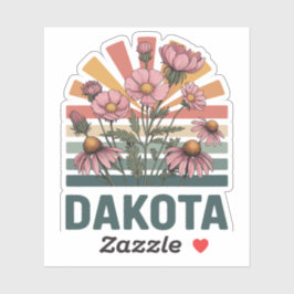 Dakota Blommor Klistermärken