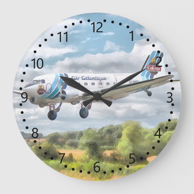 Dakota "Clearto land" nummer/minut uppringning Stor Klocka (Framsida)