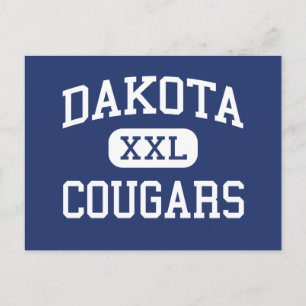 Dakota - Cougars - High - Macomb Township Michigan Vykort