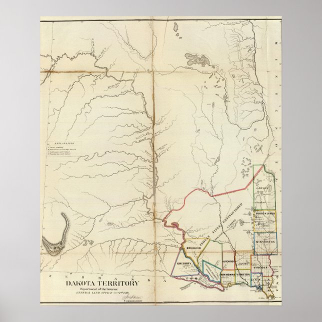 Dakota Territory Poster (Framsidan)