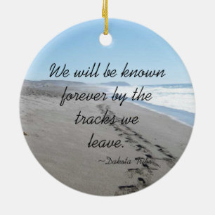 Dakota Tribe Quote Ornamet Julgransprydnad Keramik