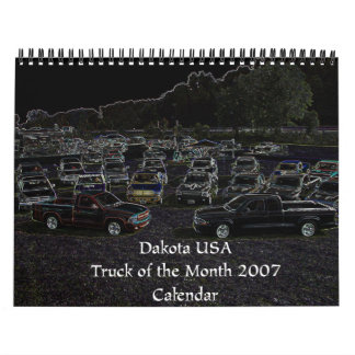 Dakota USA 2007 lastbil av månadkalendern Kalender