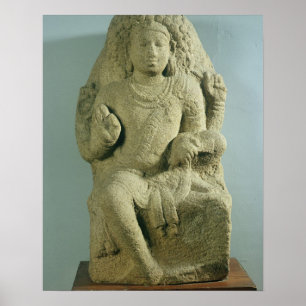 Dakshinamurti Tamil Nadu, Pallava dynasti (granit Poster