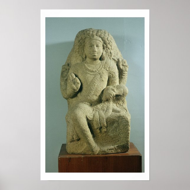 Dakshinamurti, Tamil Nadu, Pallava dynasty (granit Poster (Framsidan)