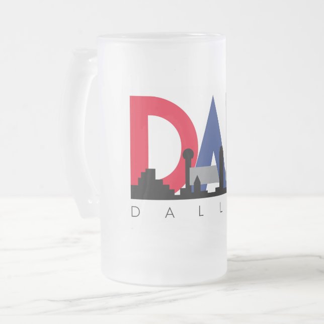DAL Frostad ölmugg  Frostat Ölglas (Framsida vänster)