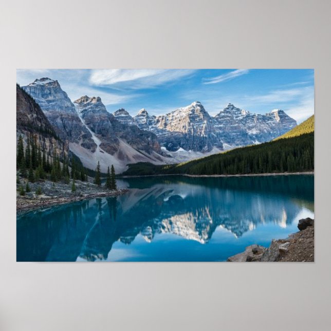 Dal med de tio topparna, Banff nationalpark Poster (Framsidan)