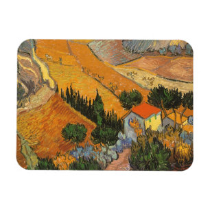 Dal med plogman av Vincent van Gogh Magnet