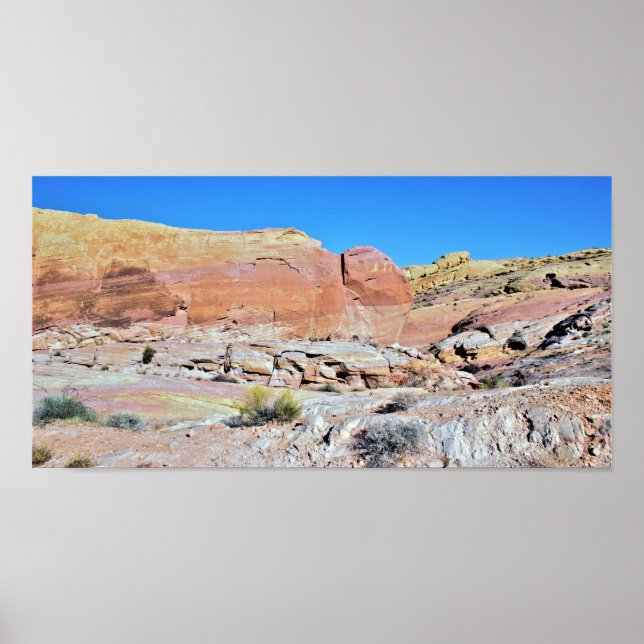 Dal of Fire Desert Ligcape Photo Poster (Framsidan)