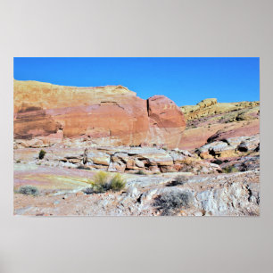 Dal of Fire Desert Ligcape Photo Poster