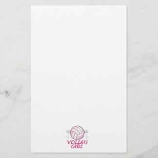 dal volley flicka volleyboll design brevpapper
