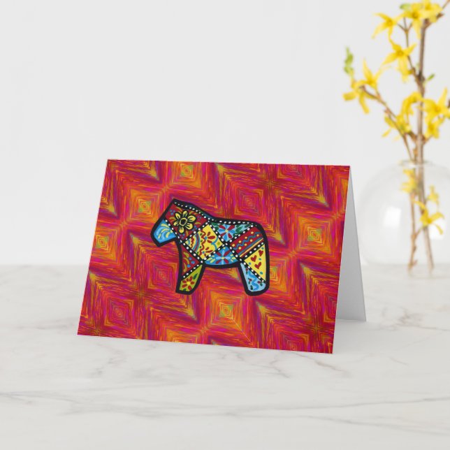 Dala Äventyr Kort (Gul blomma)