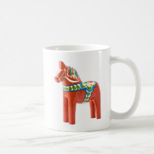 Dala häst som göras i sverige kaffemugg