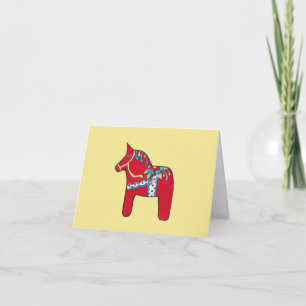 Dala hästsamlarear Notecard Kort