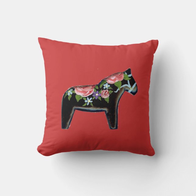 Dala Horse American MoJo Pillow Kudde (Framsida)
