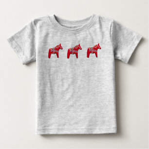 Dala Horse Baby Romper T-shirt