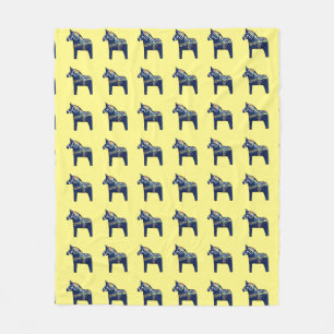 Dala Horse Blanket Fleecefilt