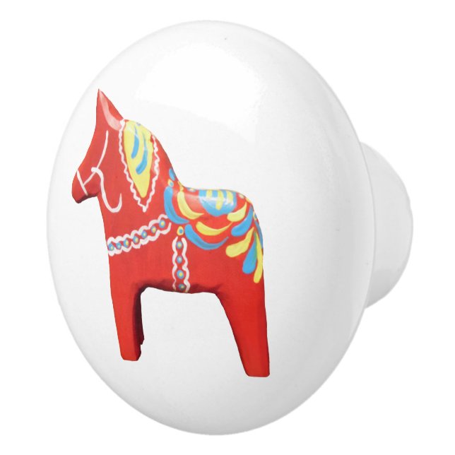 Dala Horse Ceramic Knob Knopp (Höger)