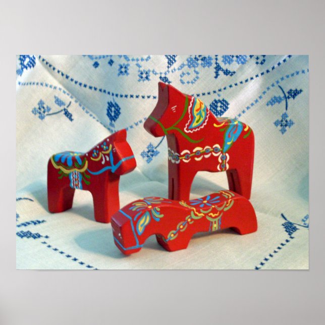 Dala Horse Collector's Poster (Framsidan)