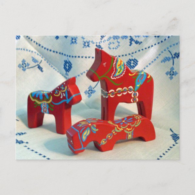 Dala Horse Collectors-vykort Vykort (Framsida)