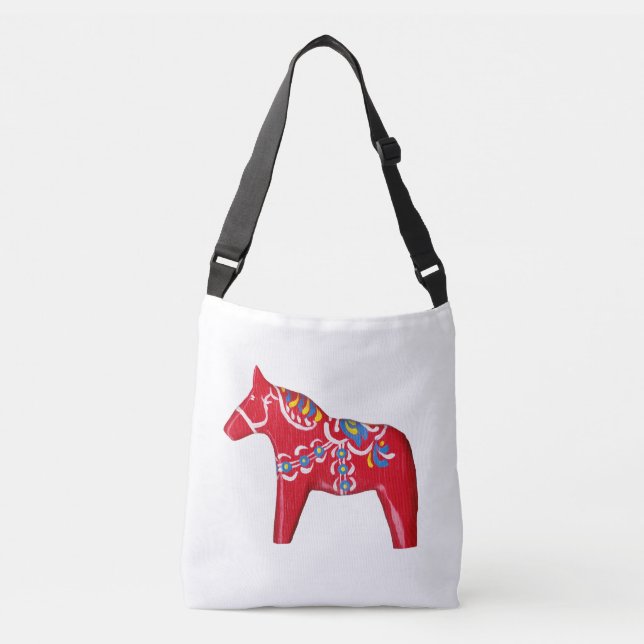 Dala Horse Cross Body Väska (Framsida)