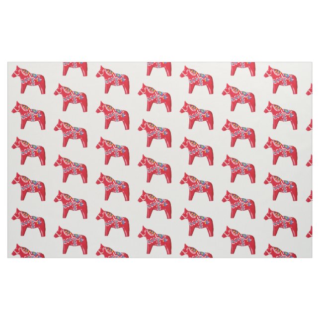 Dala Horse Fabric av Julia Morrill Tyg (Fat Quarter)