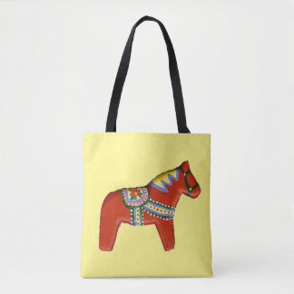 Dala Horse-handväskan Tygkasse
