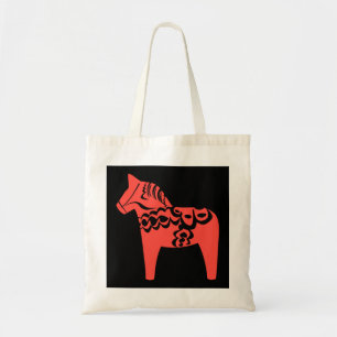 Dala Horse Hoodie Dalarna Sveriges Sverige Sverige Tygkasse
