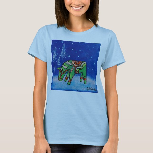 Dala Horse III T-shirt (Framsida)