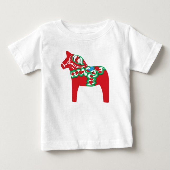 Dala Horse Infant t-shirt (Framsida)