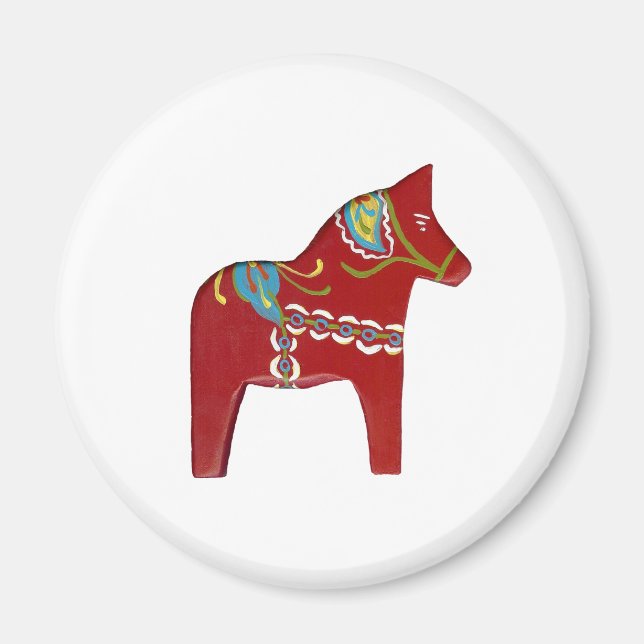 Dala Horse magnet (Framsidan)