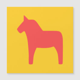 Dala Horse Magnetic Card