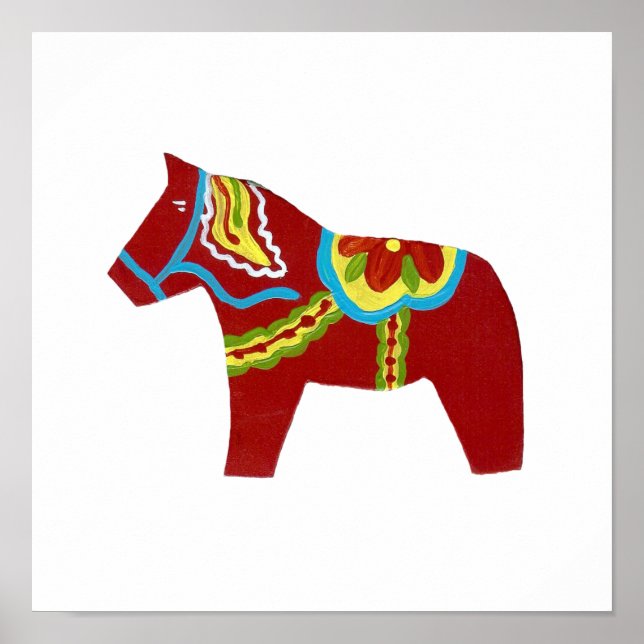 Dala Horse Poster (Framsidan)
